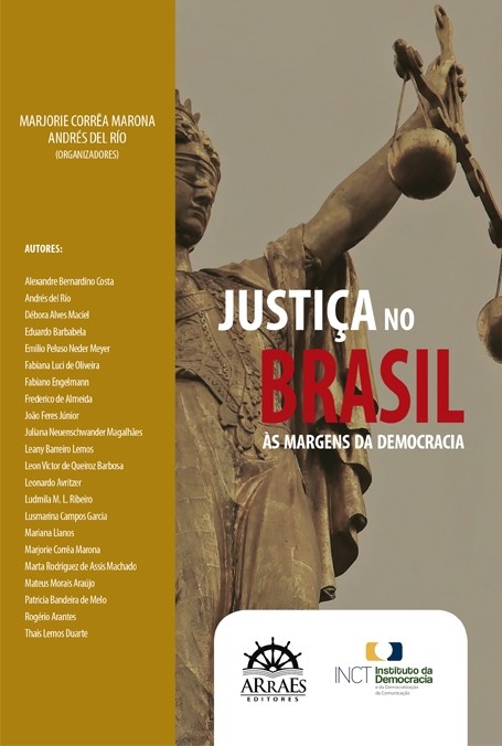 capa do livro com título e uma estátua da justiça